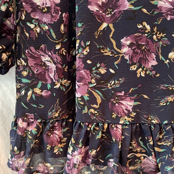 Purple Floral Dress - Picture 4 of 5